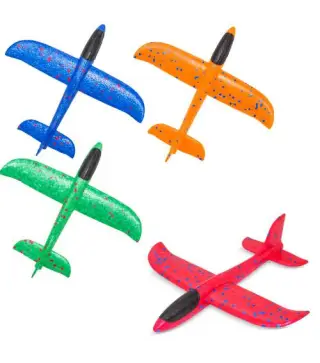 SET DE 4 AVIONES ESPUMA EVA PLANEADORES