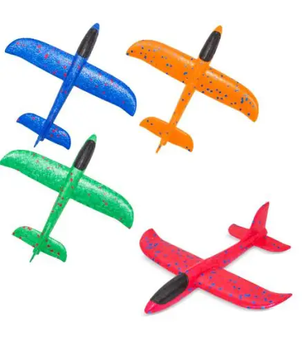SET DE 4 AVIONES ESPUMA EVA PLANEADORES