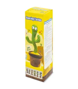 CACTUS BAILARIN Y CANTARIN EN CAJA REGALO