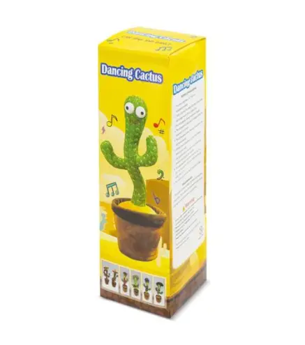 CACTUS BAILARIN Y CANTARIN EN CAJA REGALO