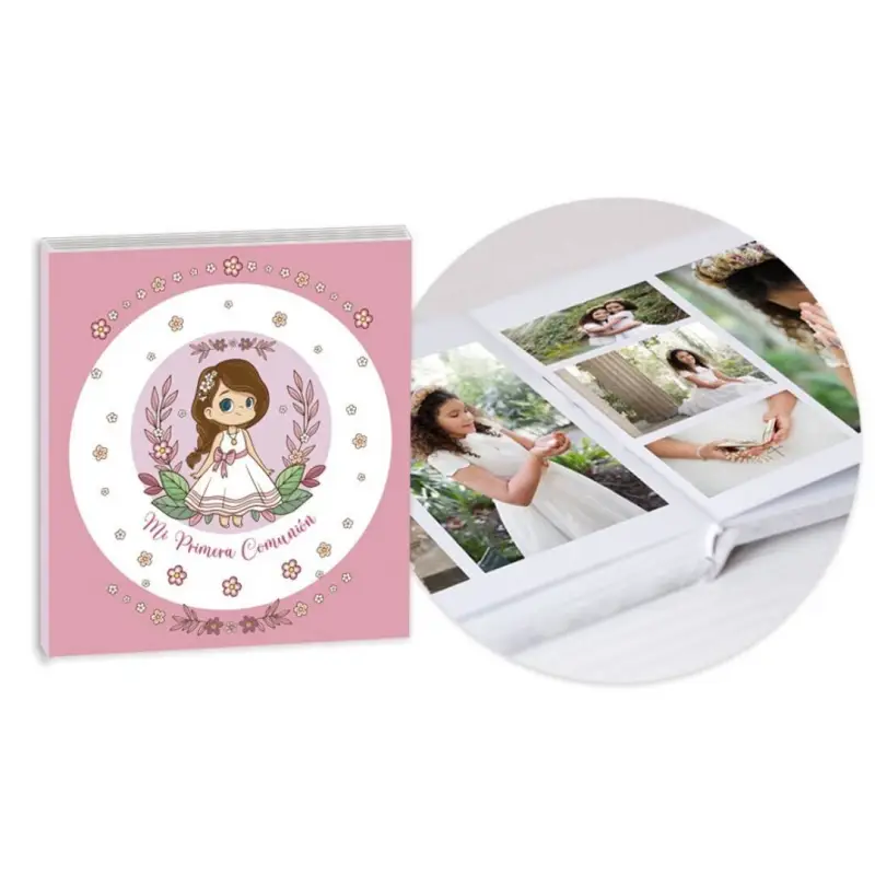 ALBUM DE FOTOS MI PRIMERA COMUNION NIÑA