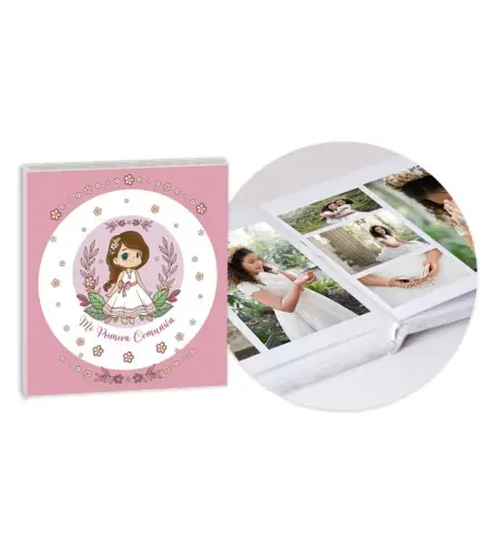 ALBUM DE FOTOS MI PRIMERA COMUNION NIÑA