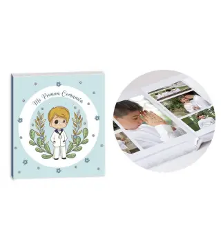 ALBUM DE FOTOS MI PRIMERA COMUNION NIÑO