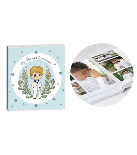 ALBUM DE FOTOS MI PRIMERA COMUNION NIÑO