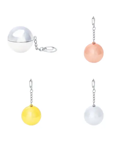 LLAVERO BÁLSAMO LABIAL REDONDO ORO