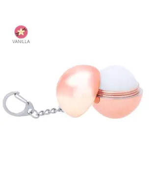 LLAVERO BÁLSAMO LABIAL REDONDO ROSA