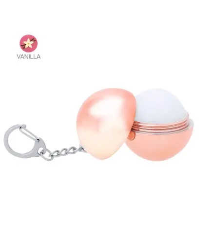 LLAVERO BÁLSAMO LABIAL REDONDO ROSA