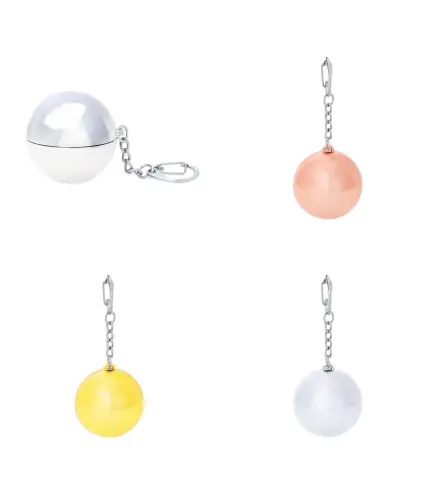 LLAVERO BÁLSAMO LABIAL REDONDO ROSA