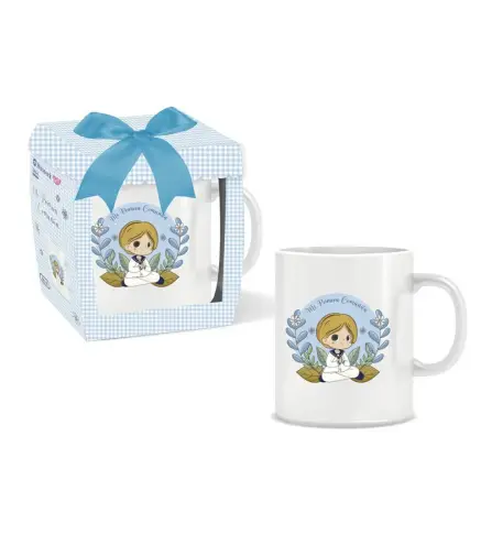 TAZA NIÑO PRIMERA COMUNIÓN EN CAJA REGALO