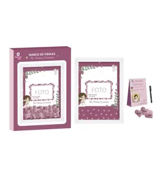 CUADRO INVITADOS PRIMERA COMUNION NIÑA