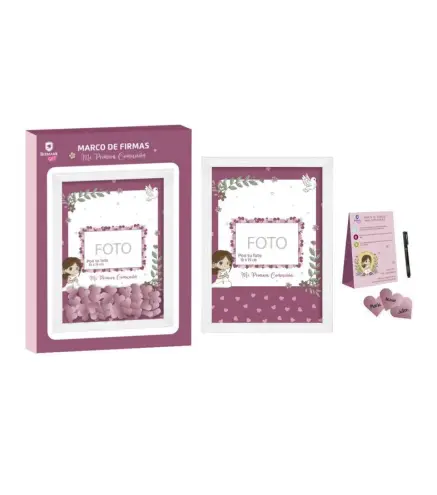 CUADRO INVITADOS PRIMERA COMUNION NIÑA