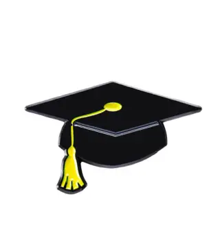 PIN GRADUACIÓN BIRRETE AMARILLO - Regalos Graduaciones