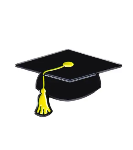 PIN GRADUACIÓN BIRRETE AMARILLO - Regalos Graduaciones