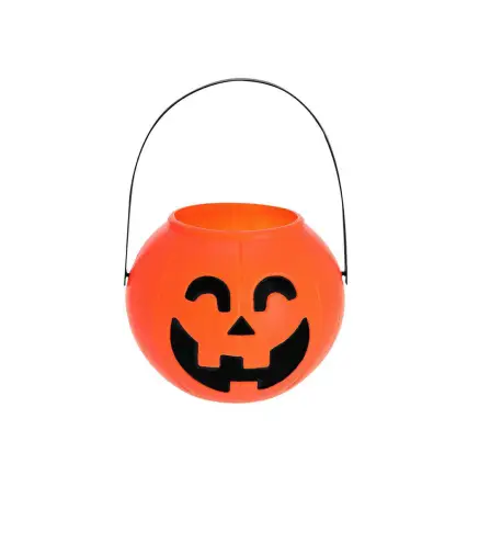 CESTA HALLOWEEN CALABAZA CON ASA