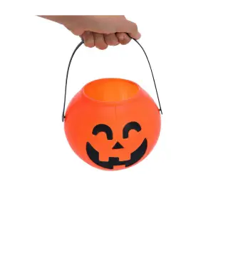 CESTA HALLOWEEN CALABAZA CON ASA