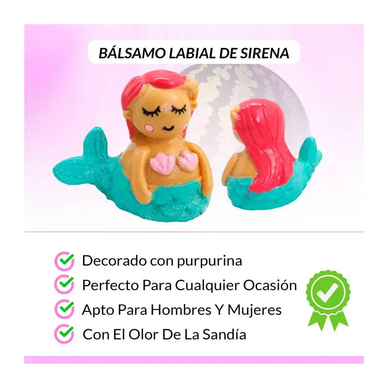 LOTE DE 100 BÁLSAMOS LABIALES SIRENA