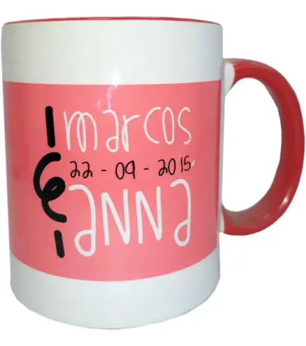 TAZA PERSONALIZADA BLANCA