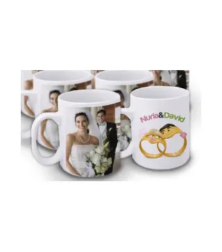 TAZA PERSONALIZADA BLANCA