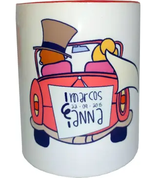 TAZA PERSONALIZADA BLANCA