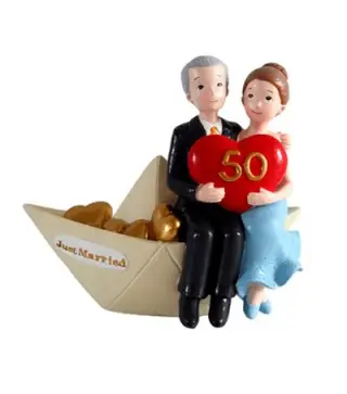 FIGURA PASTEL 50 ANIVERSARIO BARCO