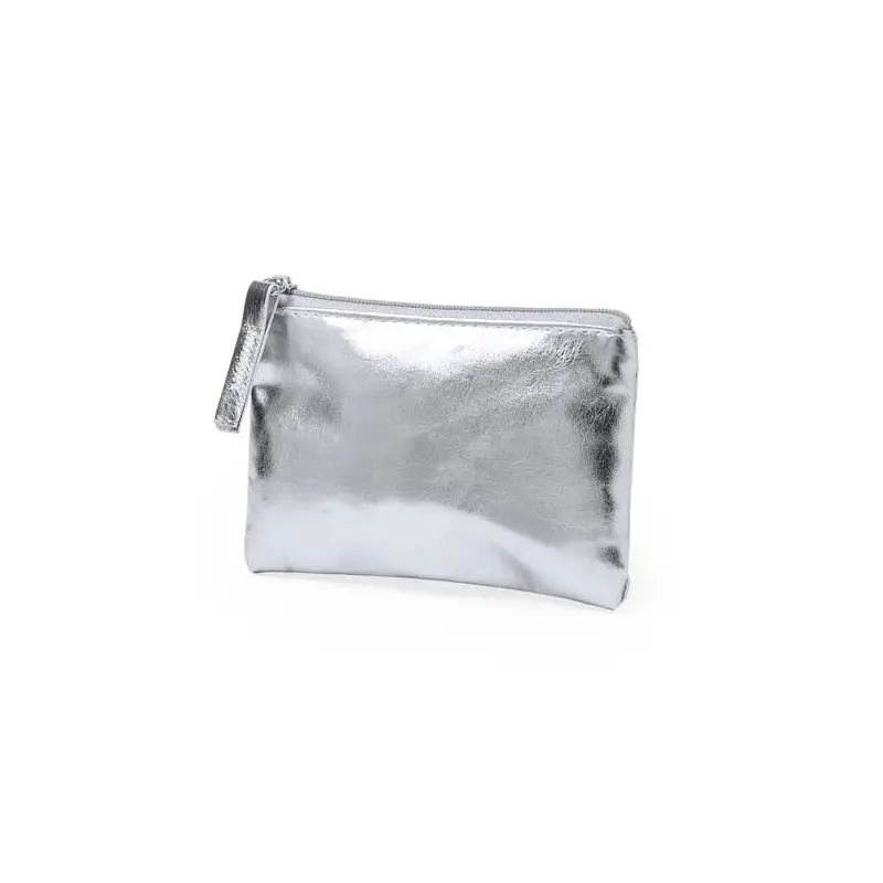MONEDERO METALIZADO "COLOUR" PLATA