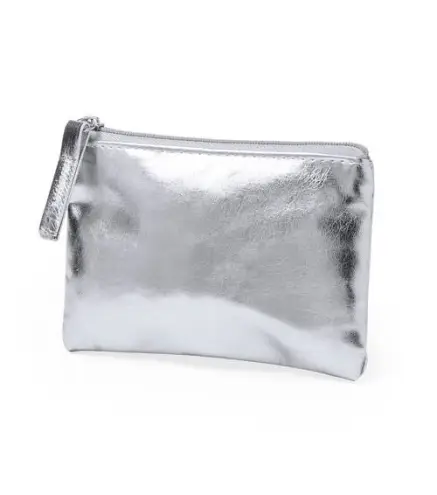 MONEDERO METALIZADO "COLOUR" PLATA