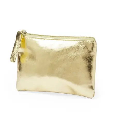 MONEDERO METALIZADO "COLOUR" ORO