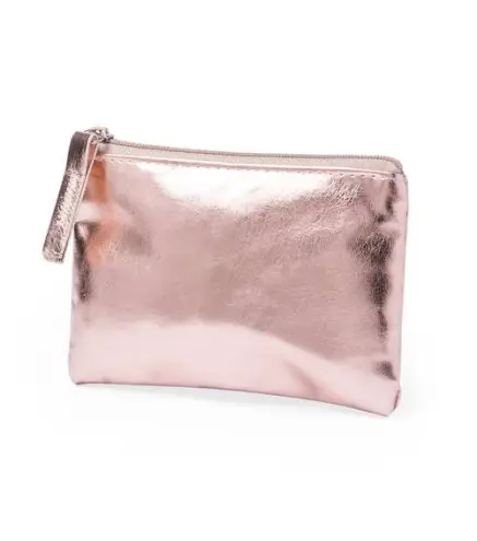 MONEDERO METALIZADO "COLOUR" ROSA