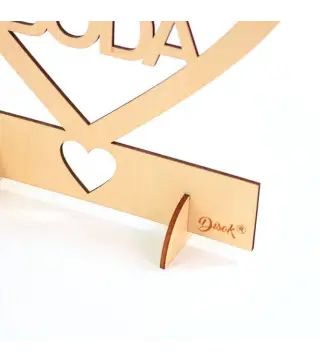 CARTEL MADERA "BIENVENIDOS A NUESTRA BODA"