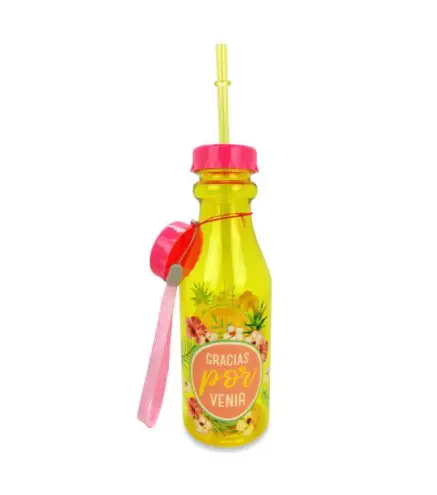 BOTELLA PVC "GRACIAS POR VENIR" 500 ML