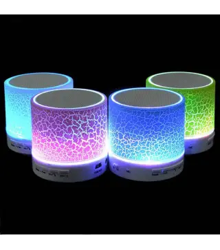 MINI ALTAVOZ BLUETOOTH CON LUZ LED+RADIO+USB