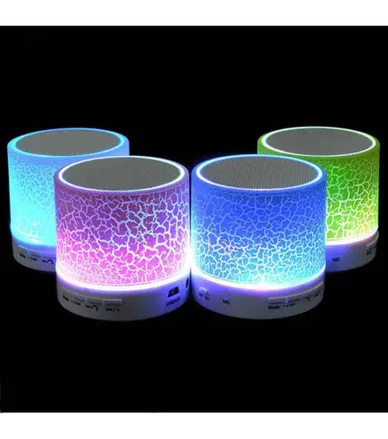 MINI ALTAVOZ BLUETOOTH CON LUZ LED+RADIO+USB