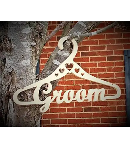 SET 2 PERCHAS MADERA BODA