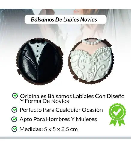 SET BÁLSAMOS LABIALES NOVIOS