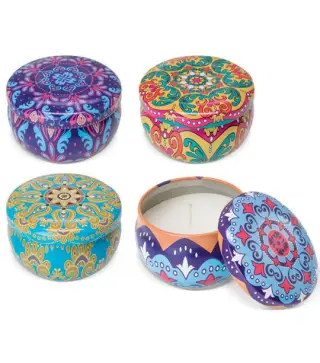 SET 12 VELAS AROMÁTICAS MOSAICO