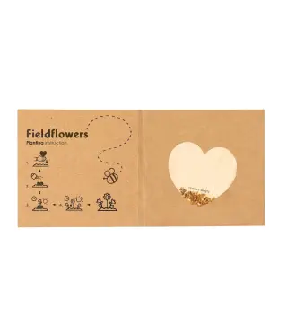 CORAZÓN DE SEMILLAS EN MADERA NATURAL