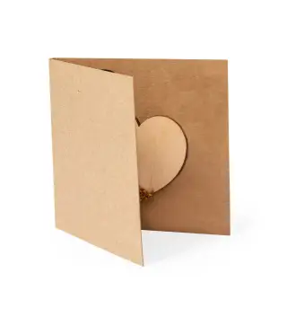 CORAZÓN DE SEMILLAS EN MADERA NATURAL