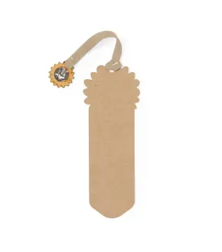 MARCAPÁGINAS EN CARTÓN RECICLADO CON SEMILLAS