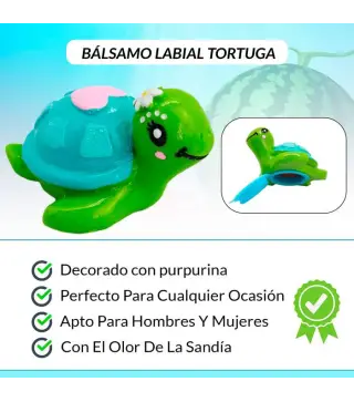 OFERTA! LOTE DE 500 BÁLSAMO LABIAL TORTUGA PURPURINA