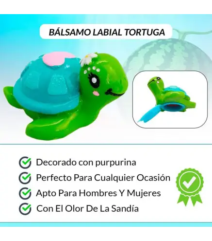 OFERTA! LOTE DE 500 BÁLSAMO LABIAL TORTUGA PURPURINA