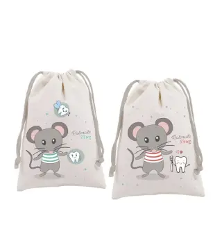 PACK DE 12 BOLSITAS GUARDADIENTES RATONCITO PEREZ