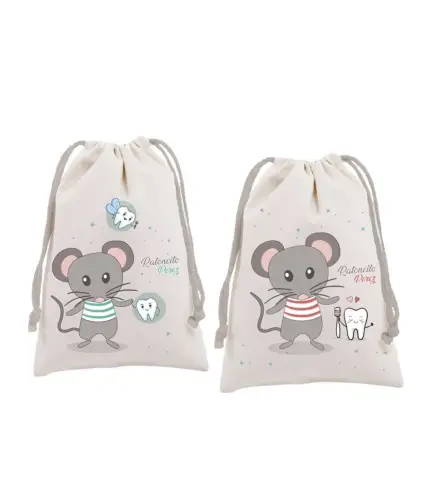 PACK DE 12 BOLSITAS GUARDADIENTES RATONCITO PEREZ