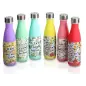 CAJA 48 BOTELLAS CRISTAL LIVE LAUGH LOVE