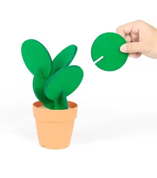 LOTE DE 50 POSAVASOS FIELTRO CACTUS