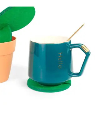 LOTE DE 50 POSAVASOS FIELTRO CACTUS