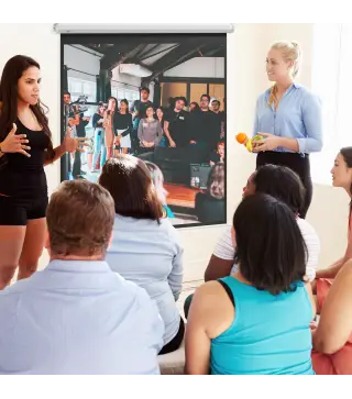 Pantalla de Proyector