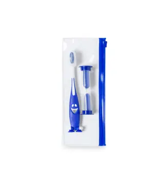 SET CEPILLO DE DIENTES Y RELOJ DE ARENA EN ESTUCHE