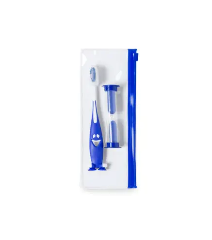 SET CEPILLO DE DIENTES Y RELOJ DE ARENA EN ESTUCHE