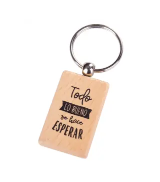 LLAVERO MADERA "TODO LO BUENO"
