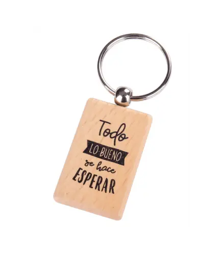 LLAVERO MADERA "TODO LO BUENO"